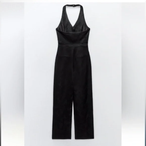 Zara Jacquard Vest Jumpsuit - Picture 10 of 14